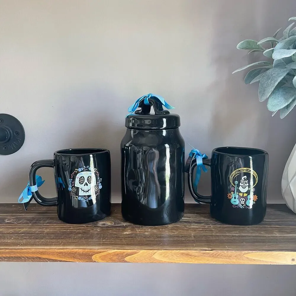 NWT Coco Rae Dunn Canister and Mugs